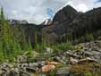 Rockfalls below Mount Fitzwilliam