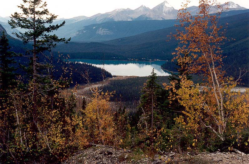 Emerald Lake from Yoho Pass Trail