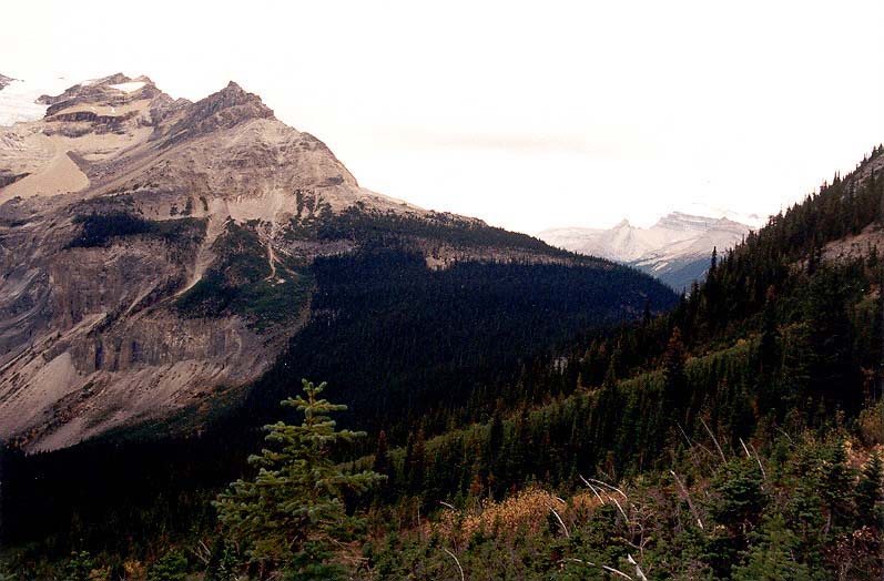 Michael Peak and Yoho Pass