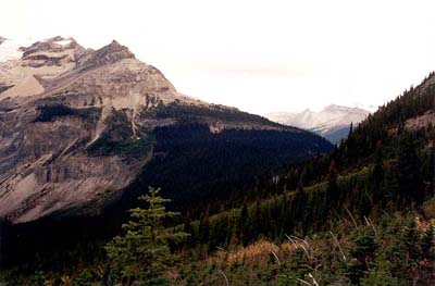Michael Peak and Yoho Pass