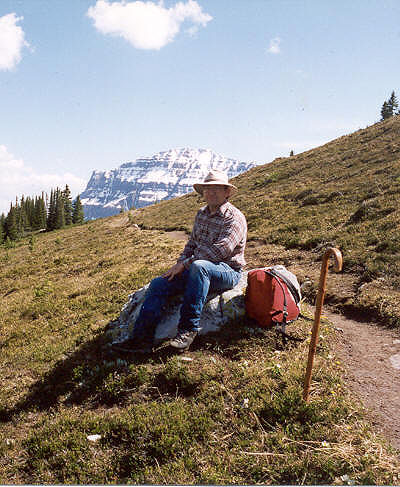 David on the Helen Lake Trail